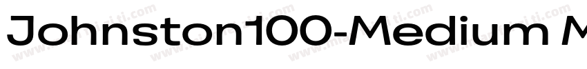 Johnston100-Medium M字体转换